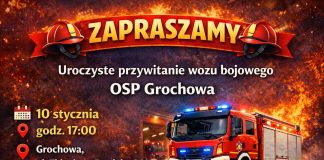 Uroczyste powitanie wozu bojowego OSP Grochowa