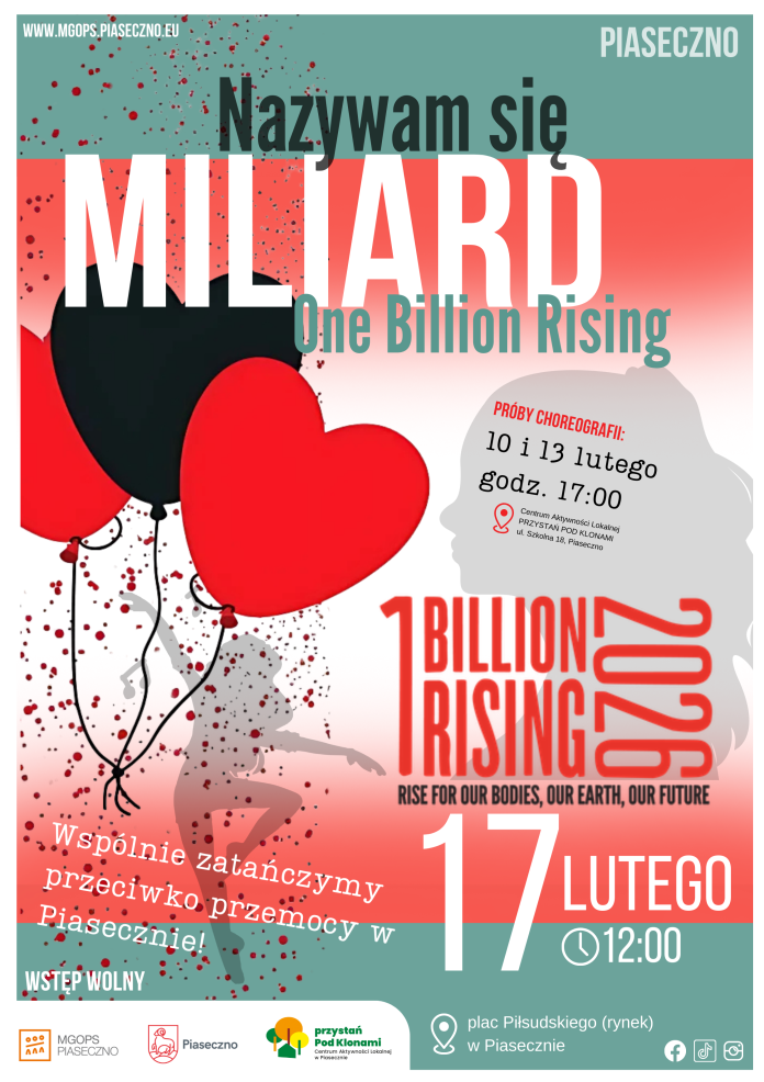plakat Nazywam się Miliard One Billion Rising