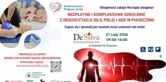 Bezpłatne i kompleksowe szkolenie z resuscytacji (BLS, PBLS) i AED w Piasecznie