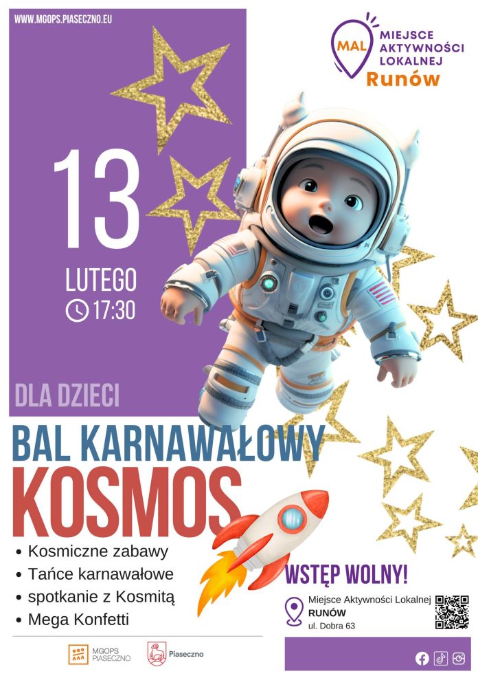 Kosmiczny Bal Karnawałowy w MAL Runów