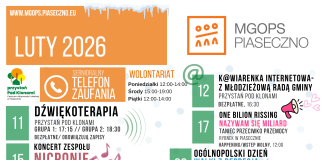 Luty 2026 z MGOPS Piaseczno