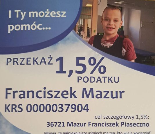 Franciszek Mazur - przekaż 1,5% na rehabilitację i leczenie