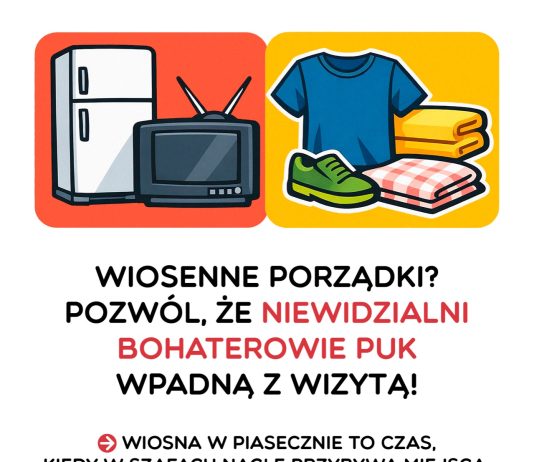 Wiosenne Porządki - akcja odbioru odzieży i elektrośmieci