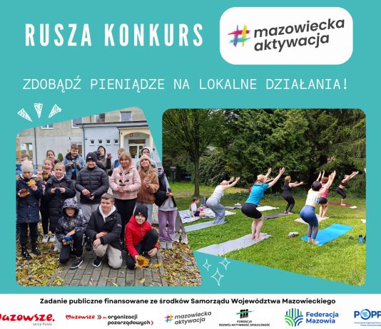 Mazowiecka Aktywacja 2026! Zdobądź mikrogrant na swój pomysł