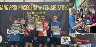 Grand Prix Piaseczna w tenisie stołowym na najwyższym poziomie