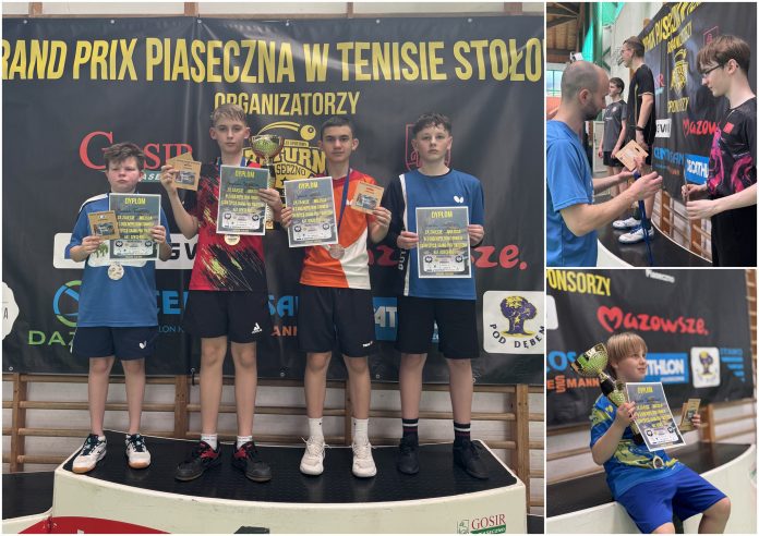 Grand Prix Piaseczna w tenisie stołowym na najwyższym poziomie
