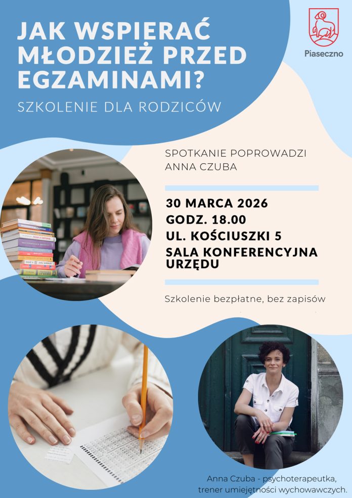 Jak wspierać młodzież przed egzaminami? Bezpłatne szkolenie dla rodziców