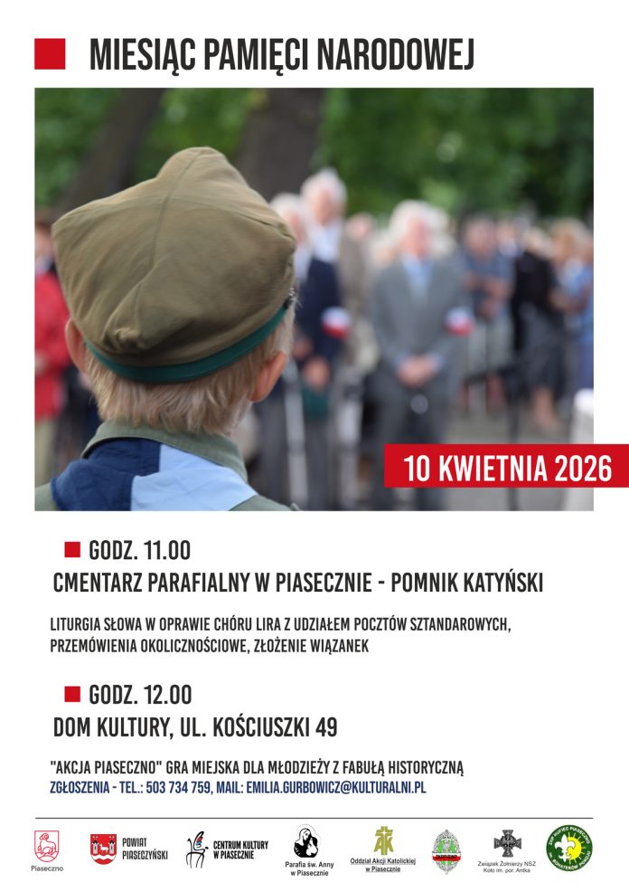 MIESIĄC PAMIĘCI NARODOWEJ W PIASECZNIE 2026