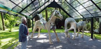 Ogród i galeria śp. prof. Adama Myjaka. Foto Wiktor T. Nowotka