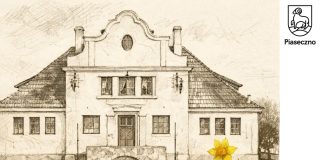 Spacer z żonkilem Ulicami Piaseczna