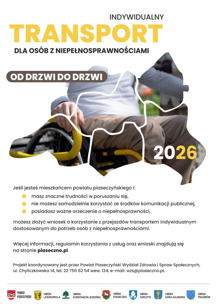 Transport indywidualny od drzwi do drzwi dla osób z niepełnosprawnościami w 2026 roku