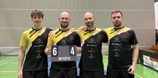 UKS Return Piaseczno (od lewej K. Weikum, M. Galas, M. Chojnicki, J. Kuźmicz)