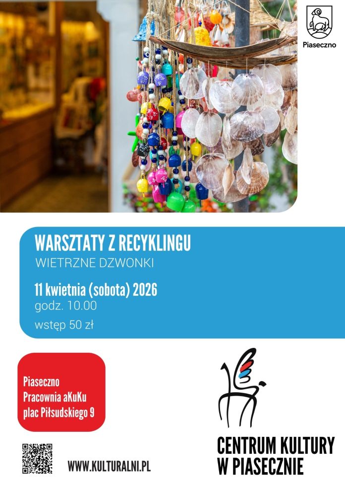 Wietrzne dzwonki warsztaty rękodzielnicze dla dzieci w Piasecznie