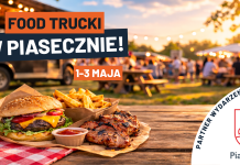 FOOD TRUCKI W PIASECZNIE baner z data zlotu