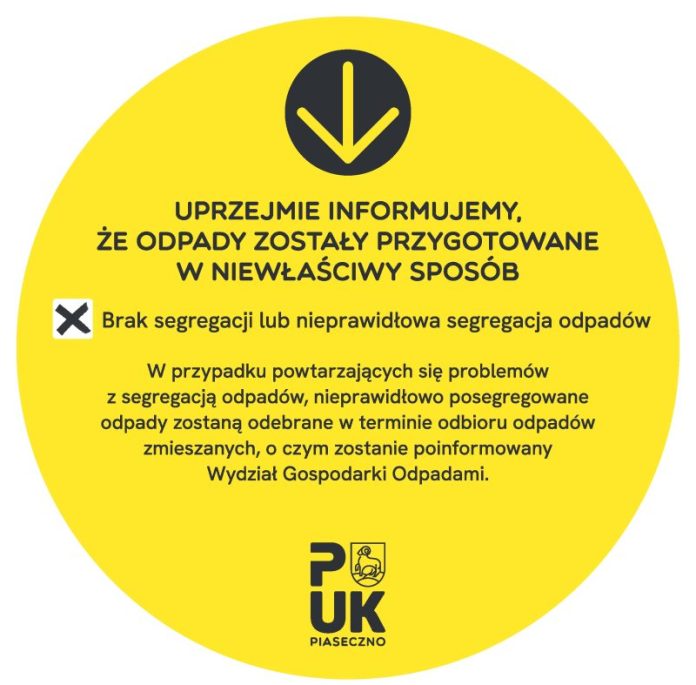 Nieprawidłowa segregacja szkła