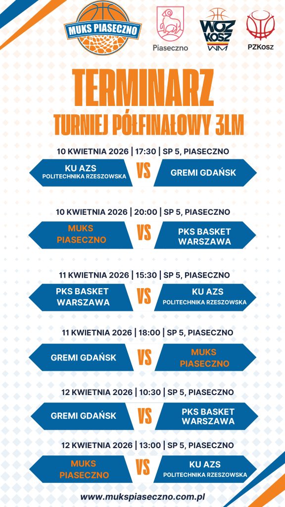 Terminarz Półfinałów Mistrzostw Polski 3LM