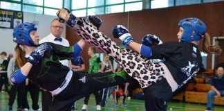 Zofia Przybylska w walce półfinałowej, Zdjęcie: archiwum klubu KS X Fight