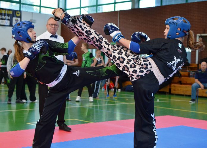 Zofia Przybylska w walce półfinałowej, Zdjęcie: archiwum klubu KS X Fight