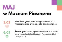Maj 2026 w Muzeum Piaseczna
