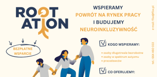 ROOTATION bezpłatne wsparcie powrotu na rynek pracy i budowanie neuroinkluzywności