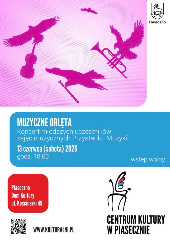 MUZYCZNE ORLĘTA koncert uczestników zajęć muzycznych Przystanku Muzyki MUZYCZNE ORLĘTA koncert uczestników zajęć muzycznych Przystanku Muzyki