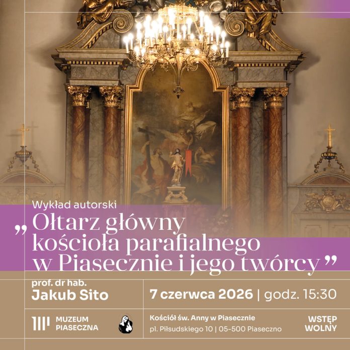 Ołtarz główny kościoła parafialnego w Piasecznie i jego twórcy