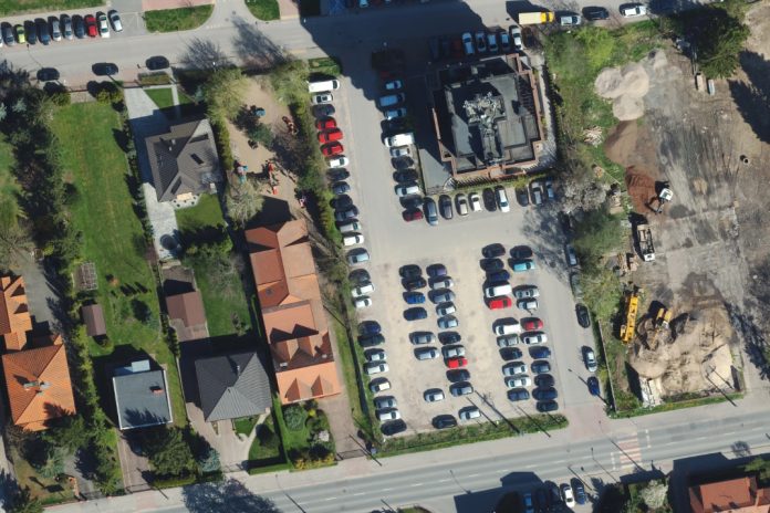 parking z lotu ptaka