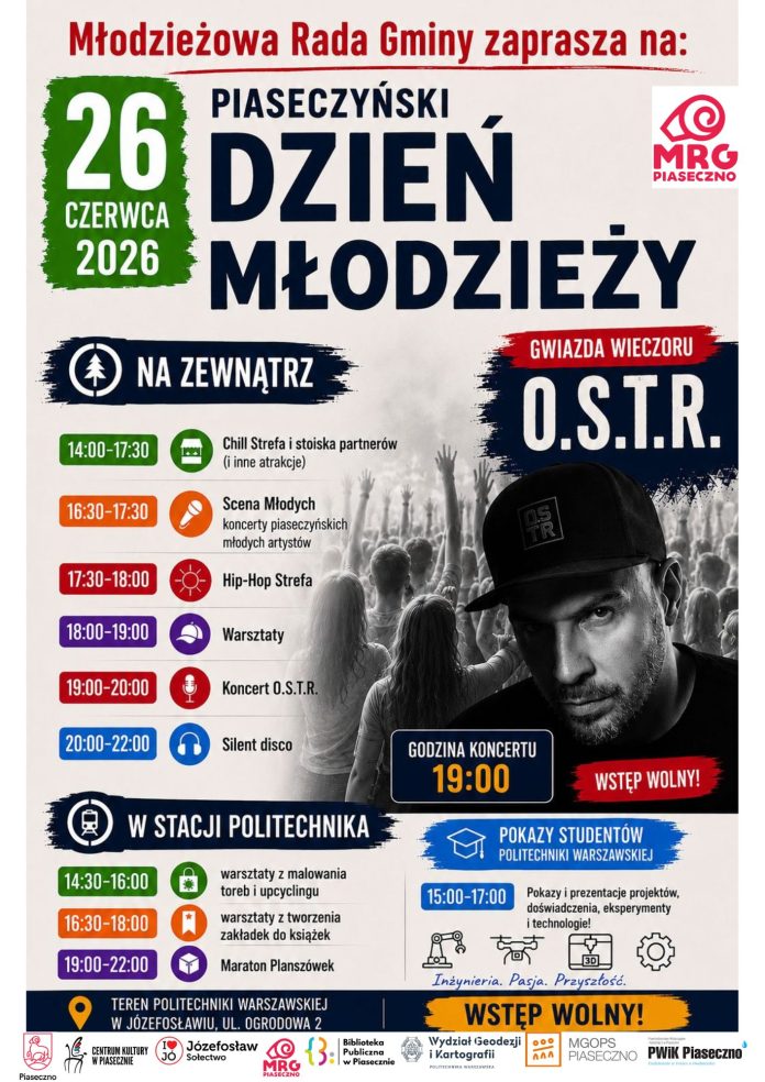 PIASECZYŃSKI DZIEŃ MŁODZIEŻY W JÓZEFOSŁAWIU 2026