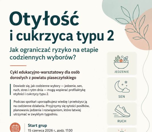 Rekrutacja do cyklu Profilaktyka otyłości i cukrzycy typu 2 zaczyna się w codziennym życiu