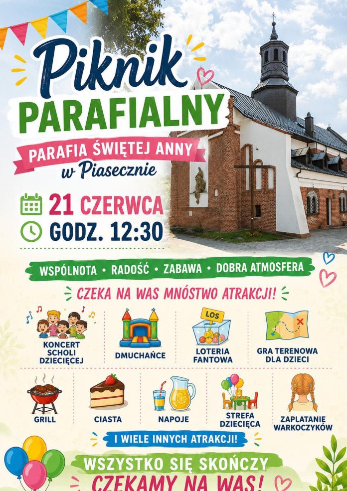 Rodzinny Piknik przy Parafii św. Anny w Piasecznie