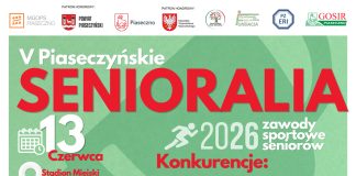 V PIASECZYŃSKIE SENIORALIA 2026 SPORTOWA OLIMPIADA SENIORÓW