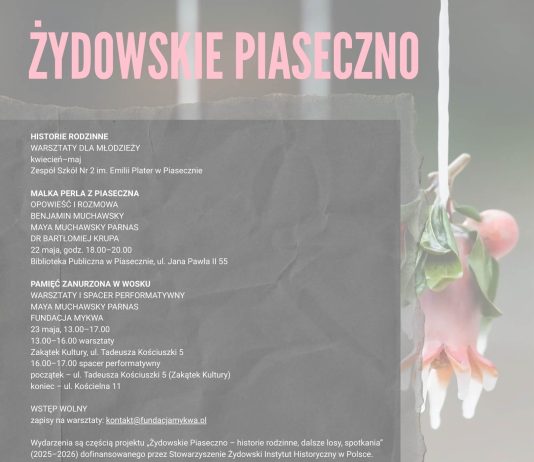 Żydowskie Piaseczno Historie Rodzinne Maj 2026
