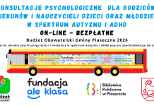 Bezpłatne konsultacje psychologiczne online dla rodzin dzieci w spektrum autyzmu i ADHD oraz kadry edukacyjnej