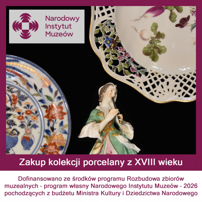 Dofinansowanie na zakup kolekcji porcelany z XVIII wieku dla Muzeum Piaseczna grafika z porcelaną Dofinansowanie na zakup kolekcji porcelany z XVIII wieku dla Muzeum Piaseczna