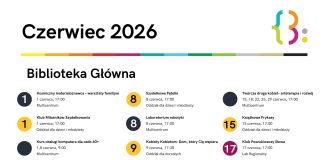 Czerwiec 2026 w Bibliotece Publicznej w Piasecznie