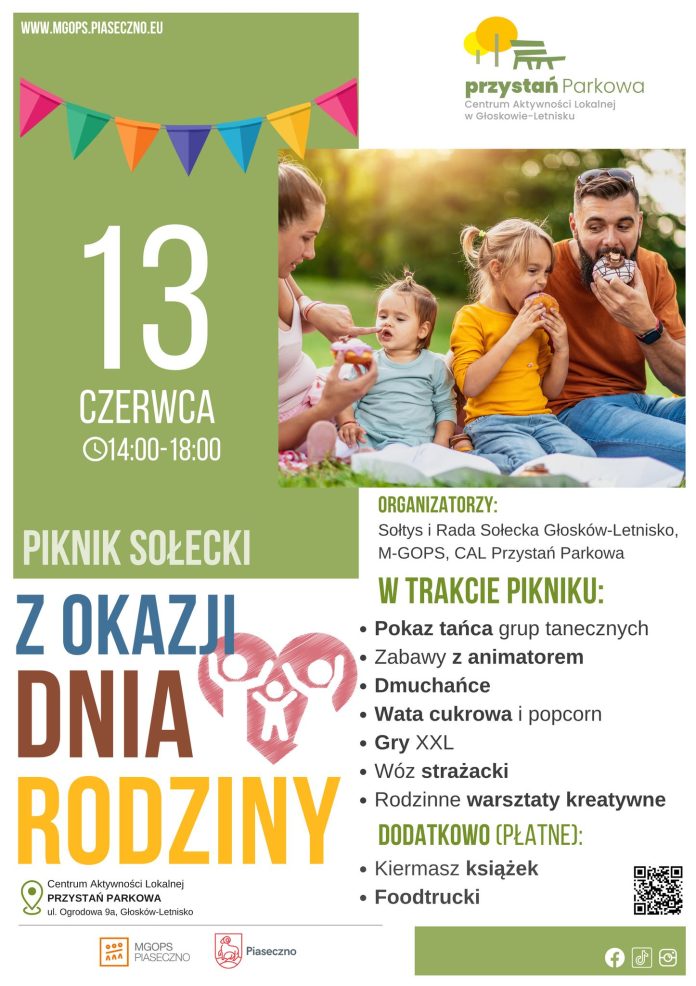 Piknik Sołecki z okazji Dnia Rodziny Głosków-Letnisko