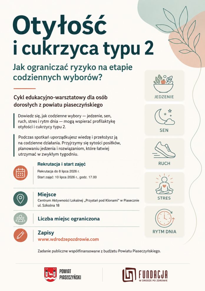Przedłużona rekrutacja do cyklu Profilaktyka otyłości i cukrzycy typu 2