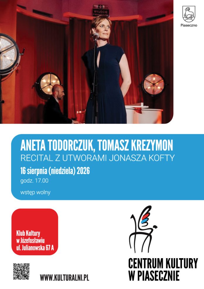 Recital z utworami Jonasza Kofty w Józefosławiu Recital z utworami Jonasza Kofty w Józefosławiu