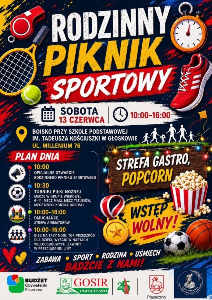 Rodzinny Piknik Sportowy w Głoskowie 2026 Rodzinny Piknik Sportowy w Głoskowie 2026