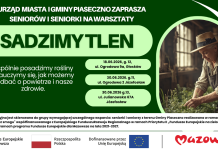 Sadzimy Tlen akcja edukacyjna dla Seniorek i Seniorów z gminy Piaseczno