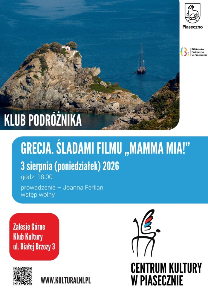 Grecja Skopelos śladami filmu Mamma Mia! Klub Podróżnika w Zalesiu Górnym