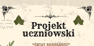 Świat Renesansu projekt uczniowski w Jazgarzewie