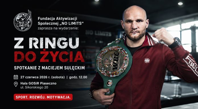 Maciej Sulęcki w Piasecznie Z ringu do życia!