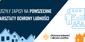 Zapisy na powszechne warsztaty ochrony ludności