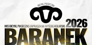 plakat, na zdjęciu 3 rowerzystów