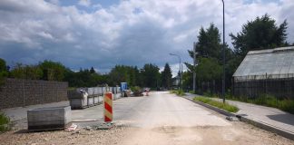 ulica w trakcie budowy