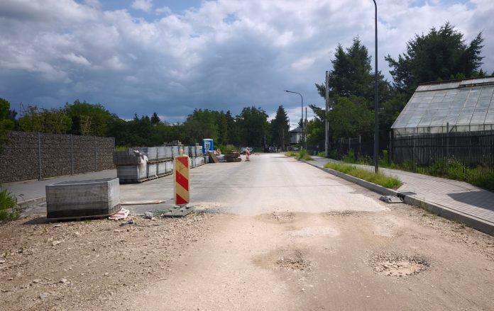 Kuropatwy (2) ulica w trakcie budowy