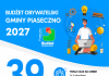 Plakat promujący projekty dopuszczone do głosowania w Budżecie Obywatelskim na rok 2027