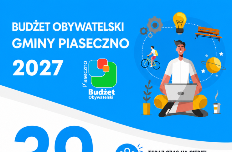 Plakat promujący projekty dopuszczone do głosowania w Budżecie Obywatelskim na rok 2027