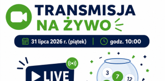 transmisja na żywo z losowania